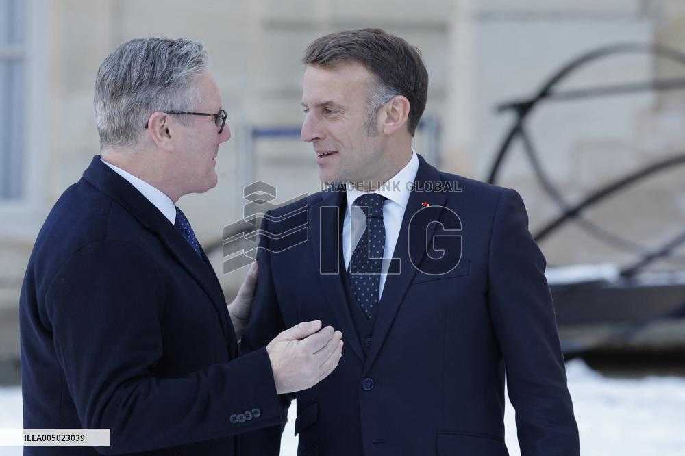 Coalition of The Willing Summit on Security Guarantees for Ukraine - Arrivals - Paris