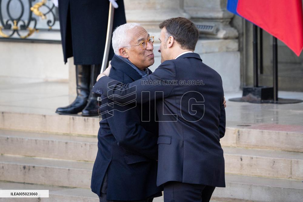 Coalition of The Willing Summit on Security Guarantees for Ukraine - Arrivals - Paris AJ