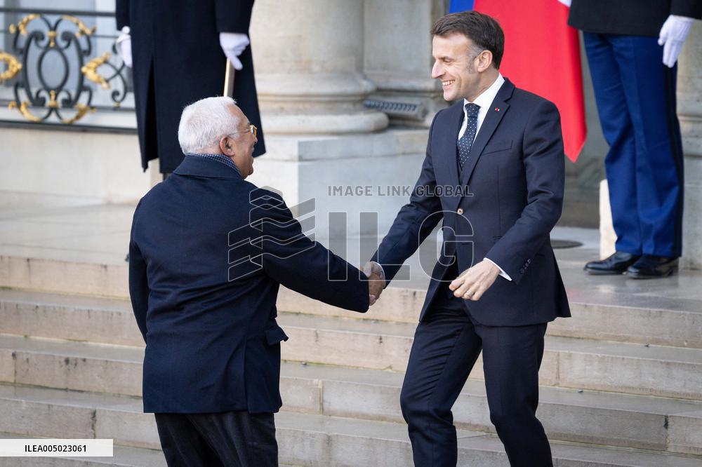 Coalition of The Willing Summit on Security Guarantees for Ukraine - Arrivals - Paris AJ