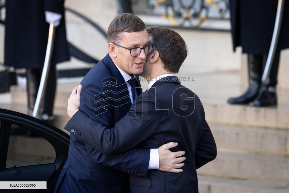 Coalition of The Willing Summit on Security Guarantees for Ukraine - Arrivals - Paris AJ