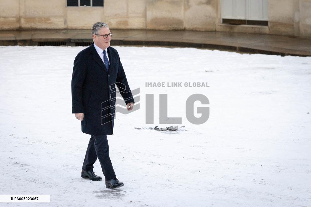 Coalition of The Willing Summit on Security Guarantees for Ukraine - Arrivals - Paris AJ