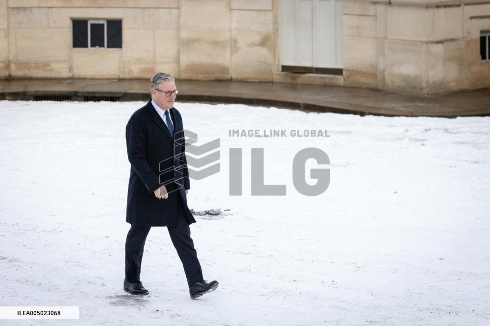 Coalition of The Willing Summit on Security Guarantees for Ukraine - Arrivals - Paris AJ