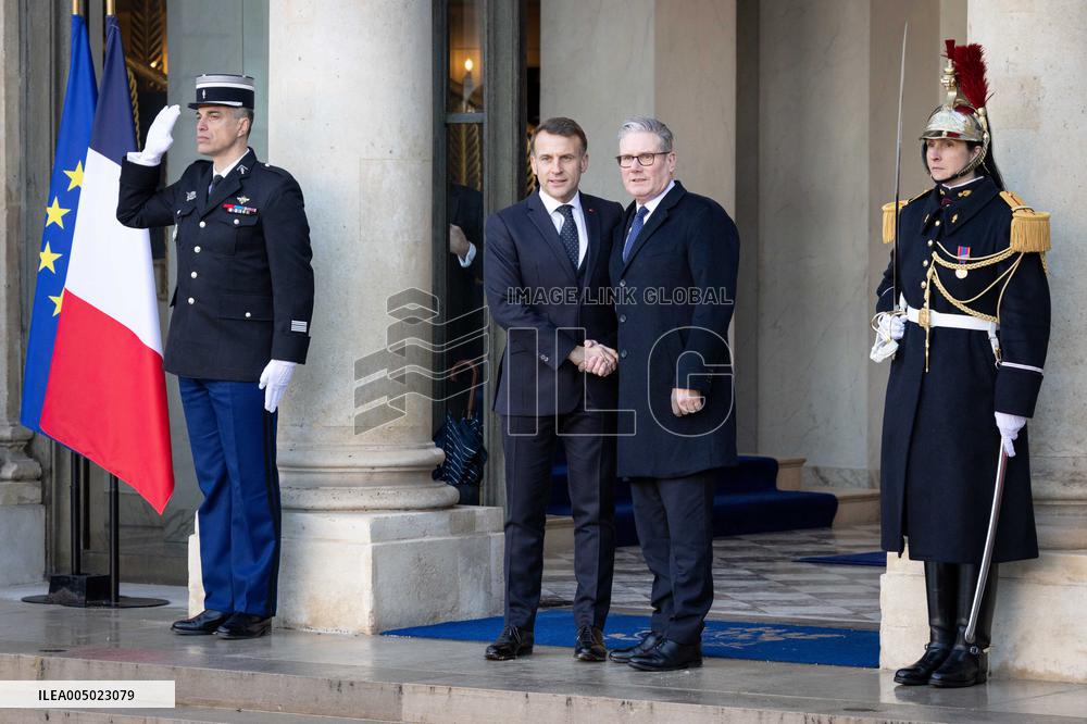 Coalition of The Willing Summit on Security Guarantees for Ukraine - Arrivals - Paris AJ