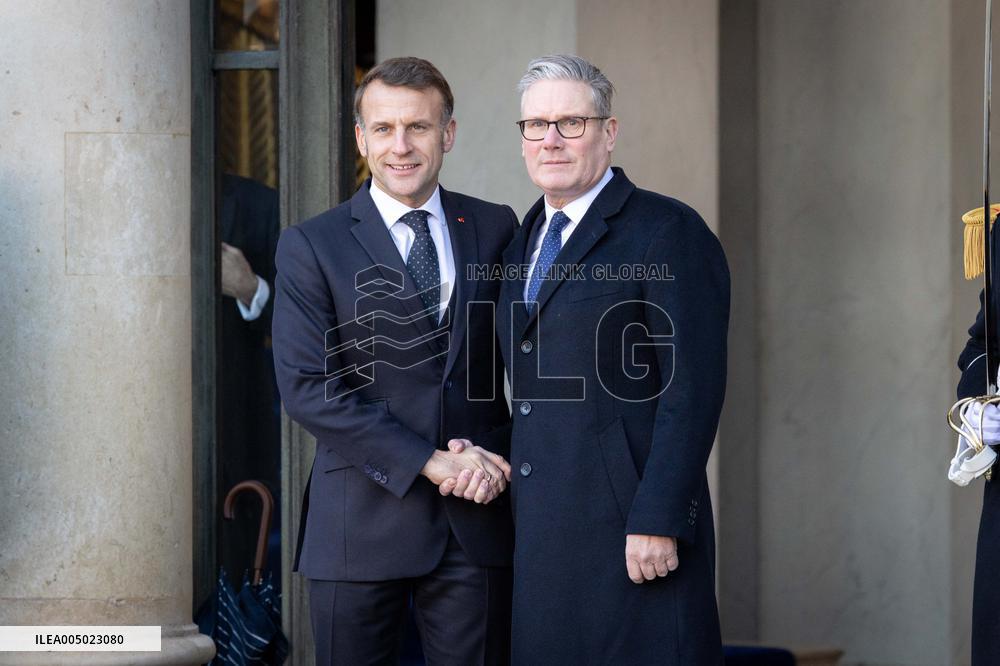 Coalition of The Willing Summit on Security Guarantees for Ukraine - Arrivals - Paris AJ