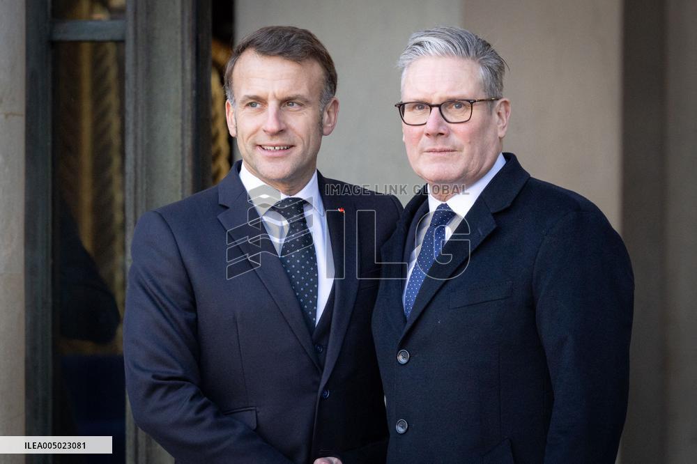 Coalition of The Willing Summit on Security Guarantees for Ukraine - Arrivals - Paris AJ