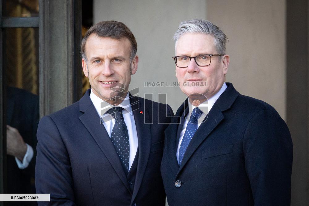 Coalition of The Willing Summit on Security Guarantees for Ukraine - Arrivals - Paris AJ