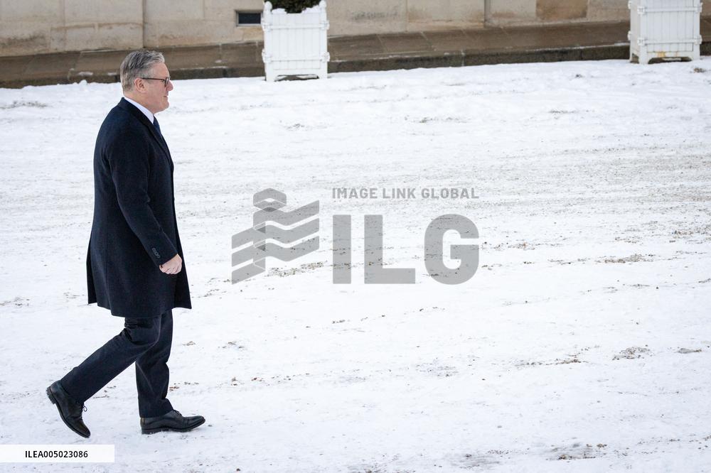 Coalition of The Willing Summit on Security Guarantees for Ukraine - Arrivals - Paris AJ