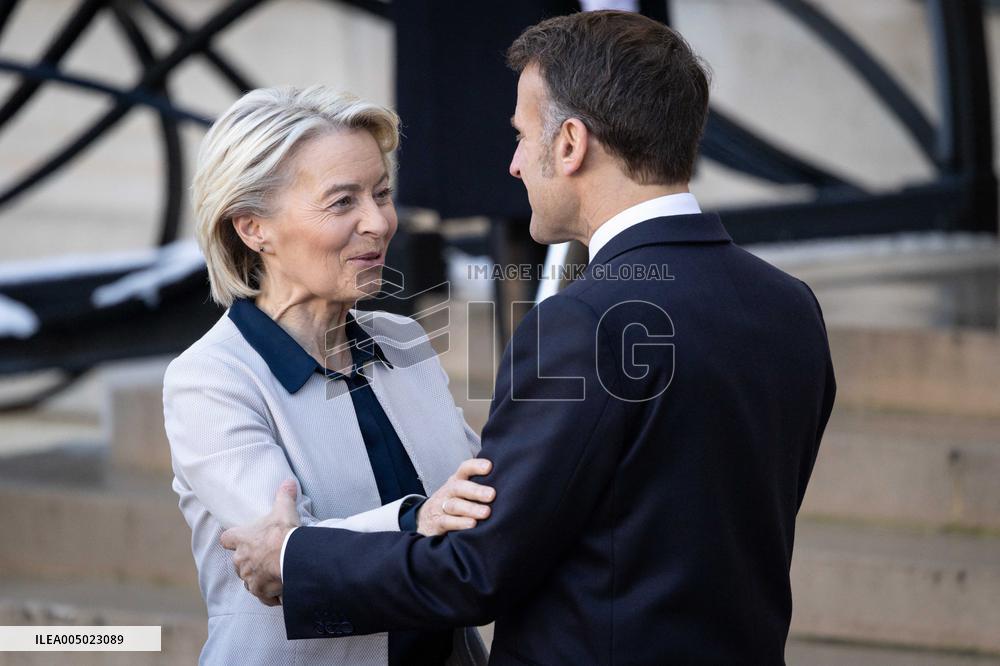 Coalition of The Willing Summit on Security Guarantees for Ukraine - Arrivals - Paris AJ