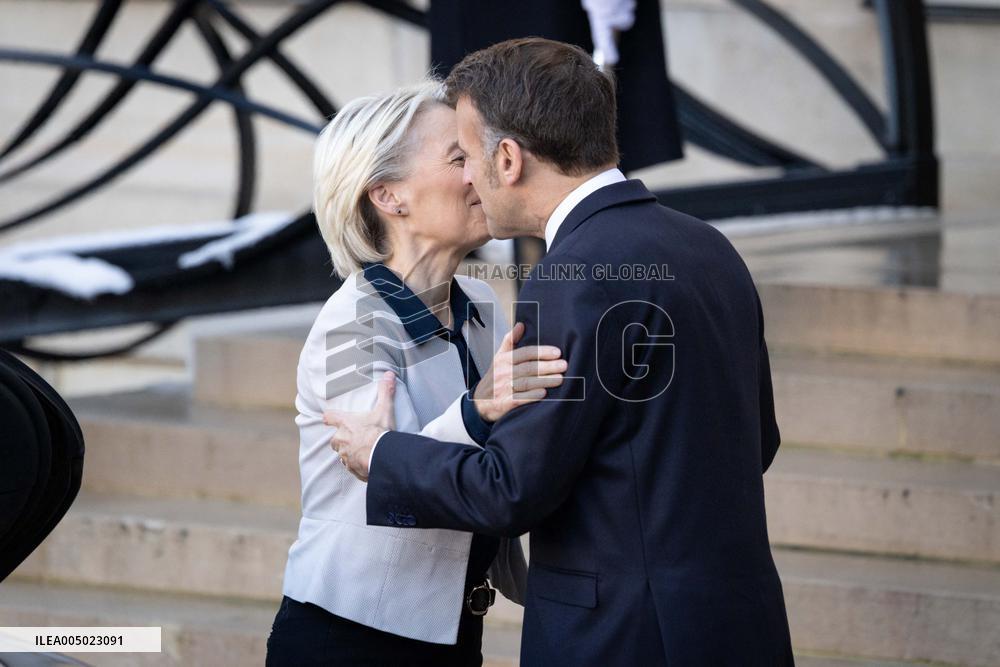 Coalition of The Willing Summit on Security Guarantees for Ukraine - Arrivals - Paris AJ