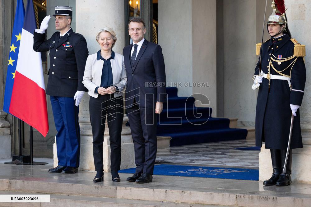 Coalition of The Willing Summit on Security Guarantees for Ukraine - Arrivals - Paris AJ
