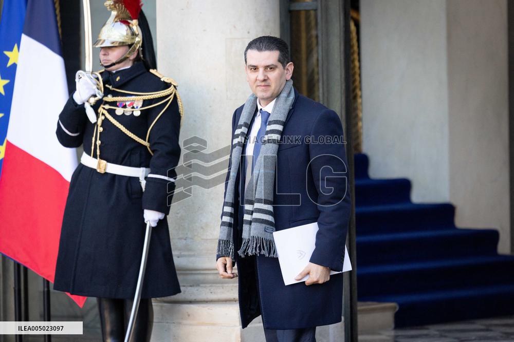 Coalition of The Willing Summit on Security Guarantees for Ukraine - Arrivals - Paris AJ