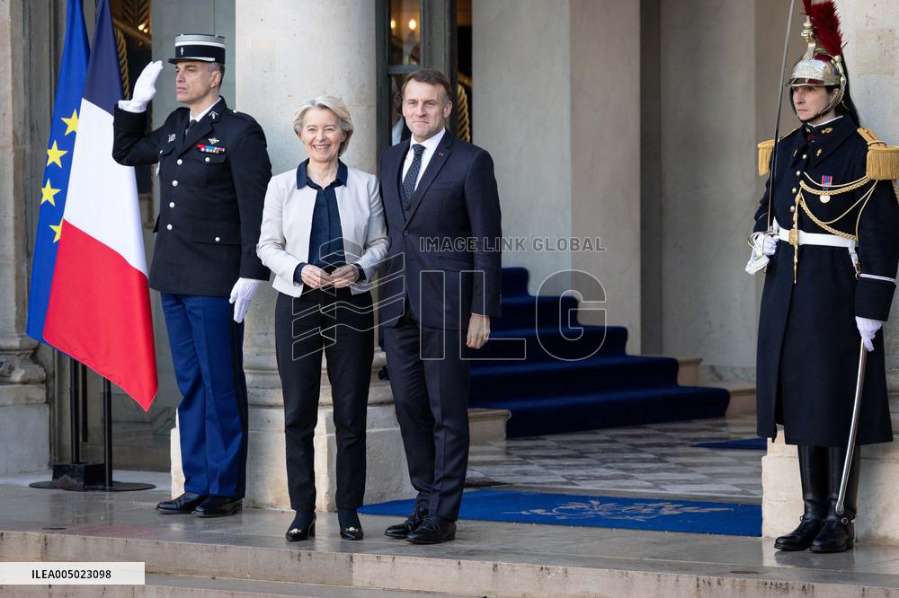 Coalition of The Willing Summit on Security Guarantees for Ukraine - Arrivals - Paris AJ