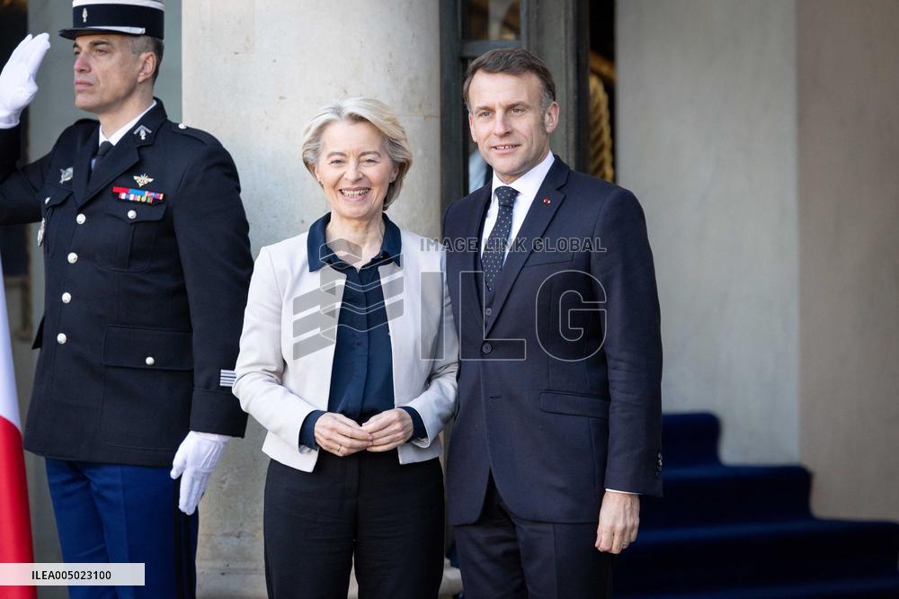 Coalition of The Willing Summit on Security Guarantees for Ukraine - Arrivals - Paris AJ