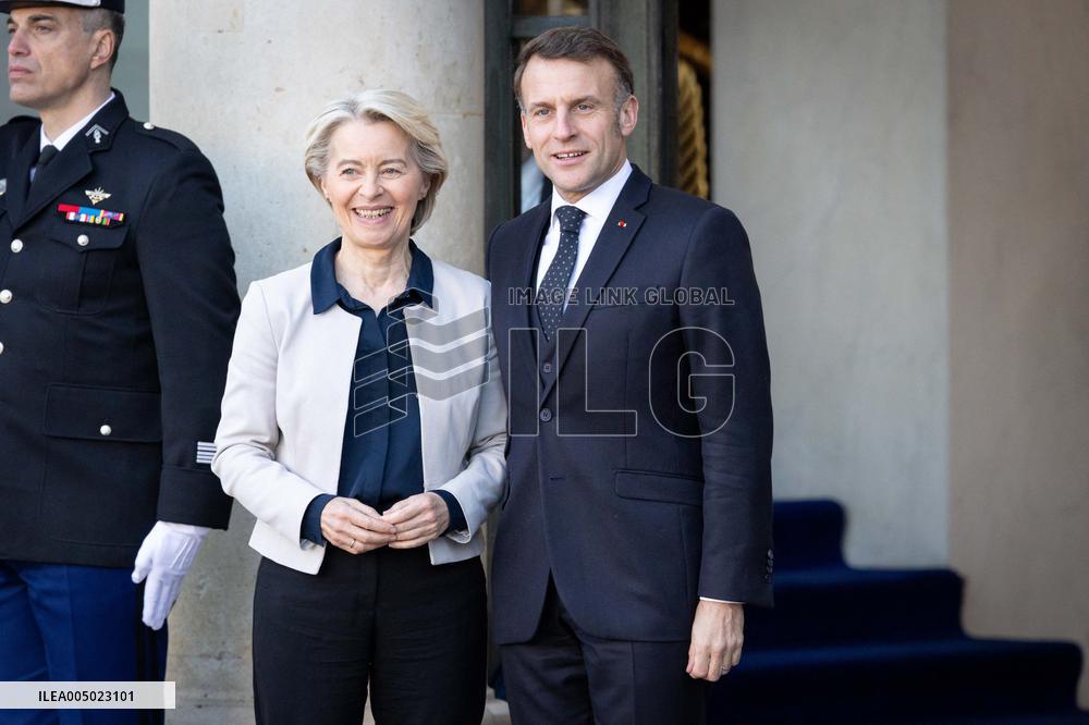 Coalition of The Willing Summit on Security Guarantees for Ukraine - Arrivals - Paris AJ