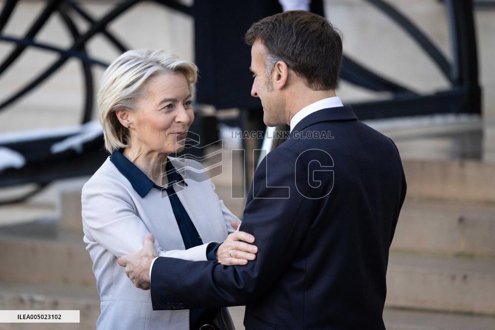 Coalition of The Willing Summit on Security Guarantees for Ukraine - Arrivals - Paris AJ