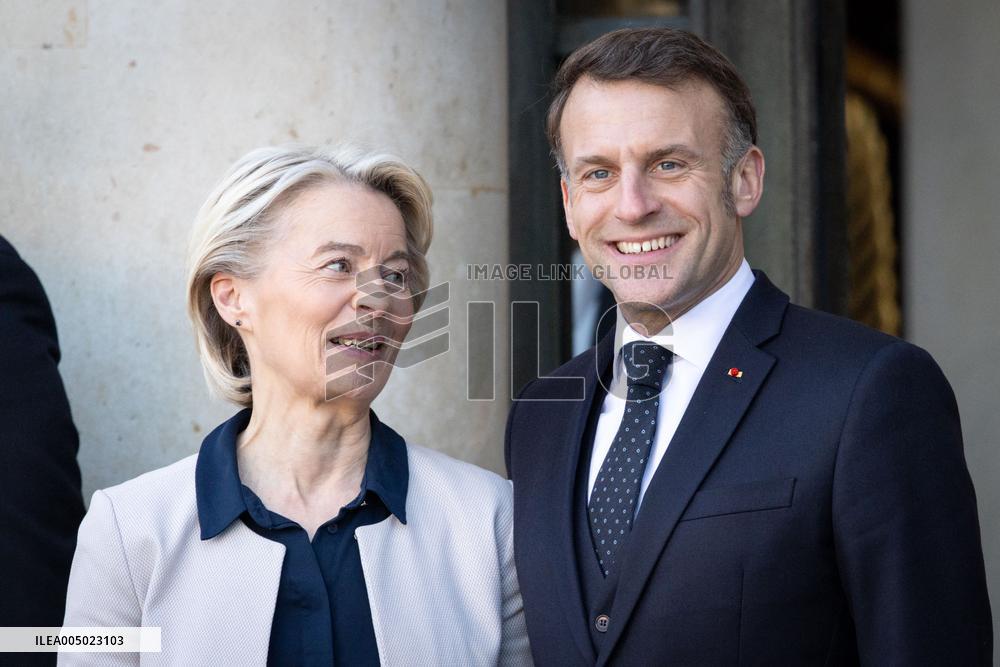 Coalition of The Willing Summit on Security Guarantees for Ukraine - Arrivals - Paris AJ