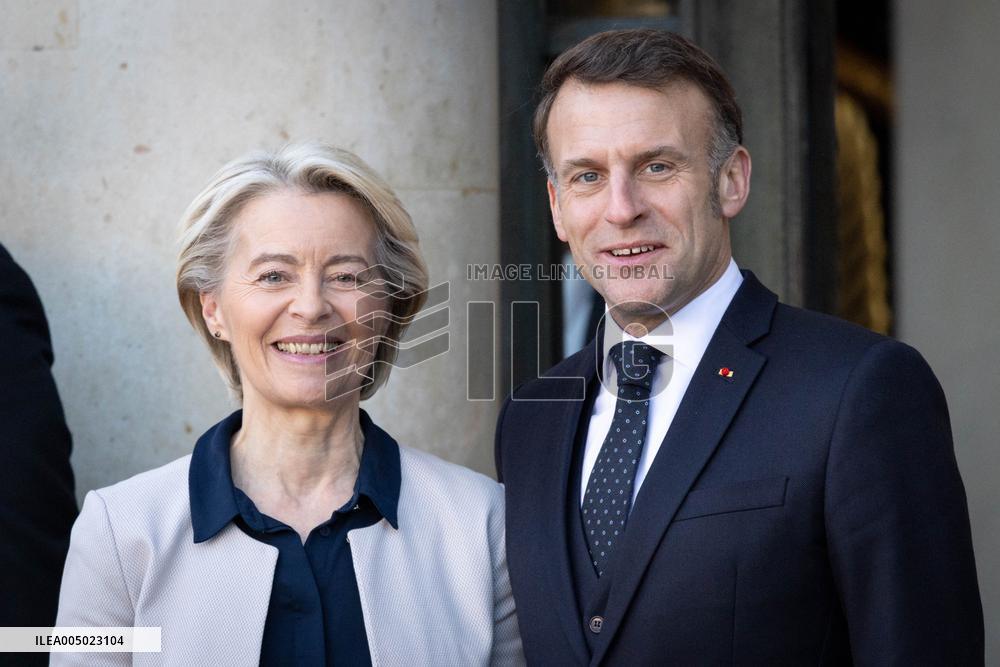 Coalition of The Willing Summit on Security Guarantees for Ukraine - Arrivals - Paris AJ