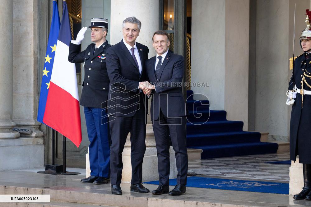 Coalition of The Willing Summit on Security Guarantees for Ukraine - Arrivals - Paris AJ