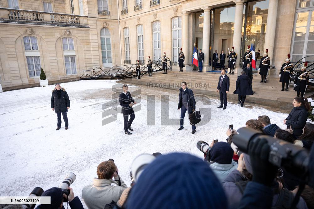Coalition of The Willing Summit on Security Guarantees for Ukraine - Arrivals - Paris AJ