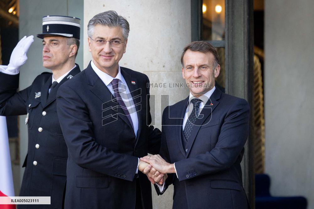Coalition of The Willing Summit on Security Guarantees for Ukraine - Arrivals - Paris AJ