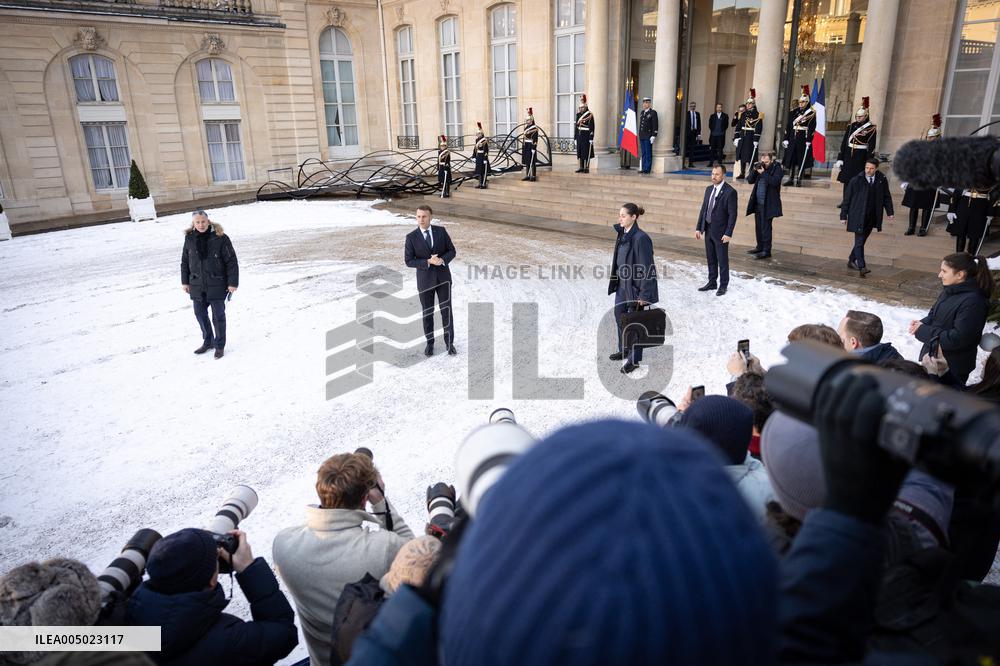 Coalition of The Willing Summit on Security Guarantees for Ukraine - Arrivals - Paris AJ