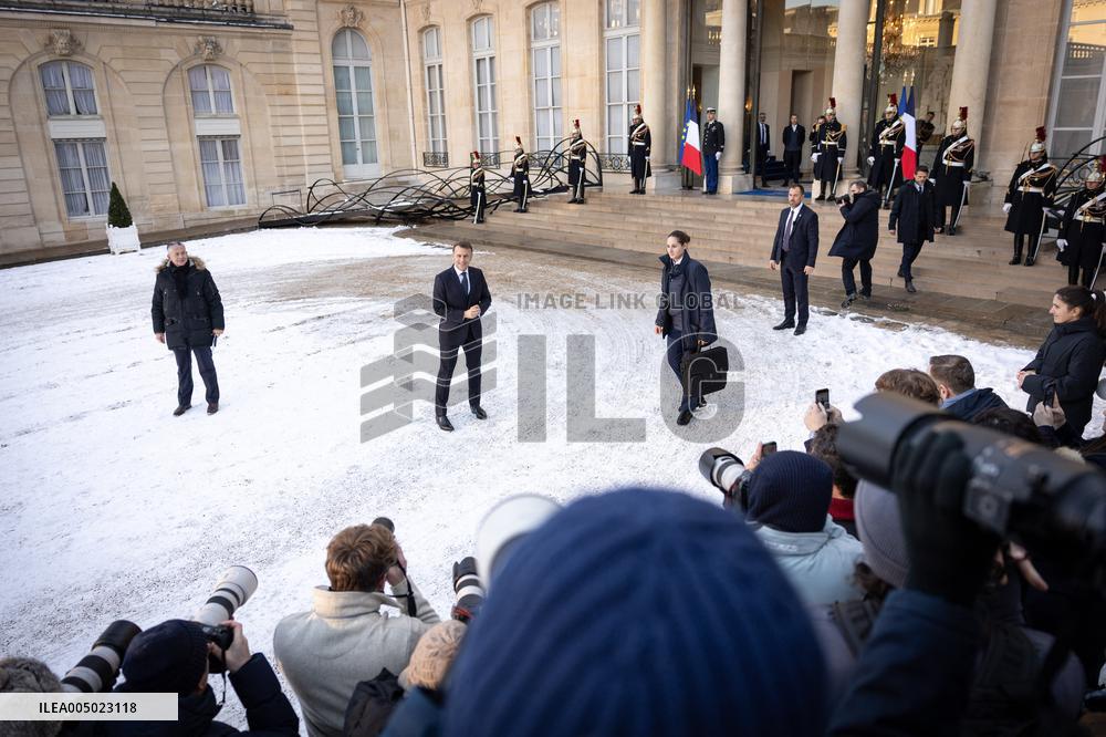 Coalition of The Willing Summit on Security Guarantees for Ukraine - Arrivals - Paris AJ