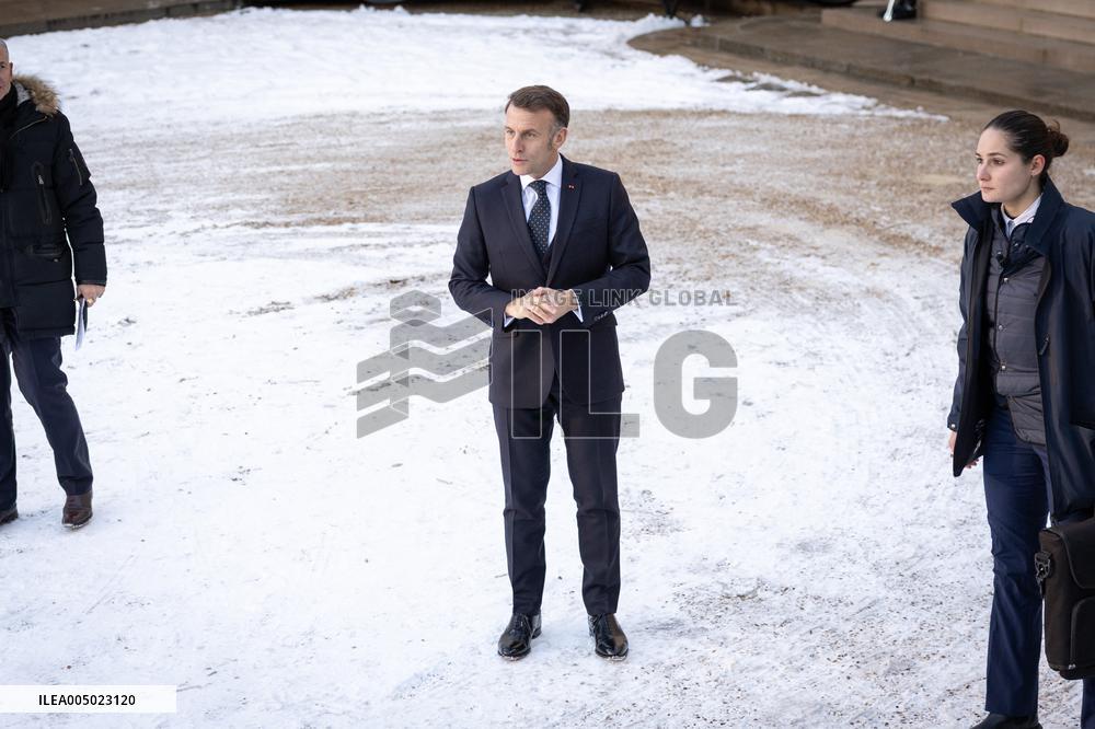 Coalition of The Willing Summit on Security Guarantees for Ukraine - Arrivals - Paris AJ