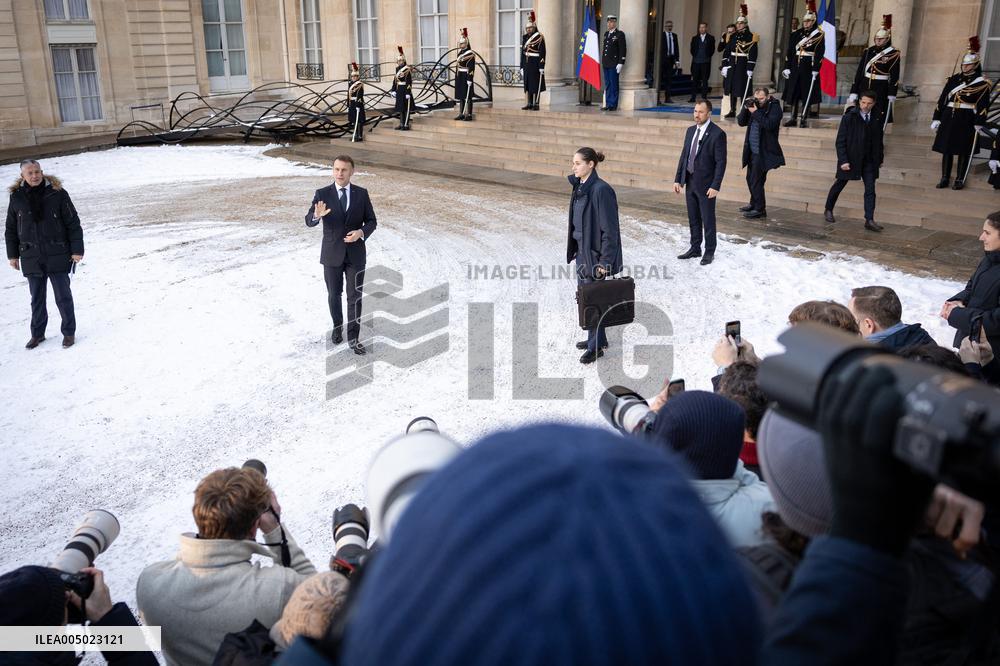 Coalition of The Willing Summit on Security Guarantees for Ukraine - Arrivals - Paris AJ