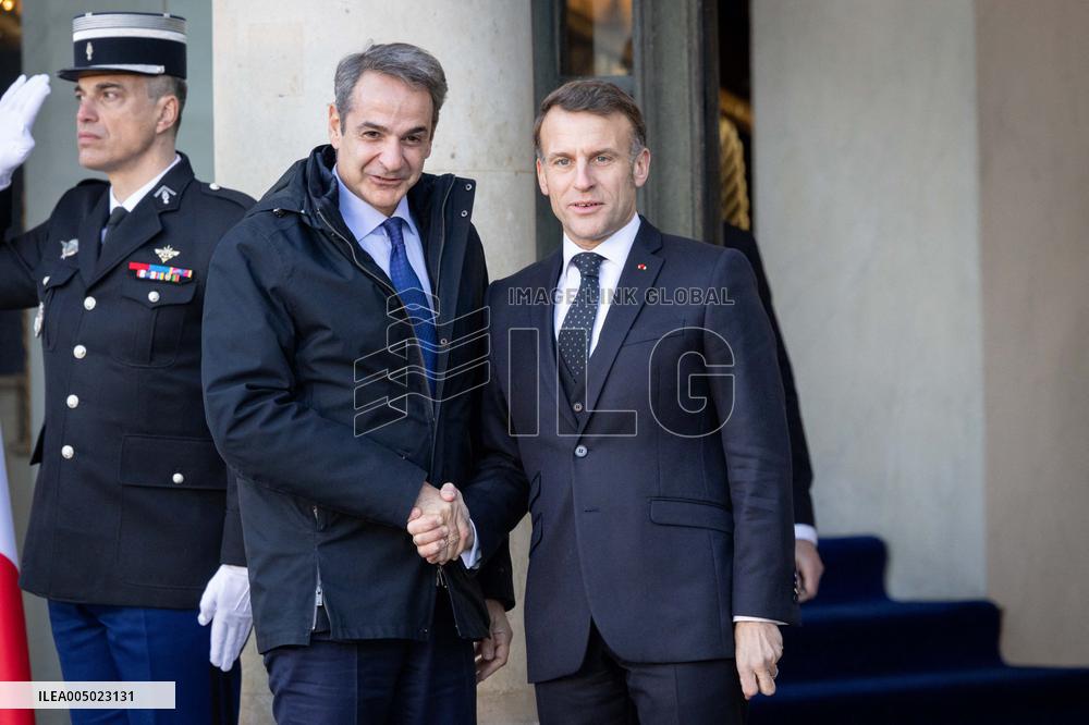 Coalition of The Willing Summit on Security Guarantees for Ukraine - Arrivals - Paris AJ