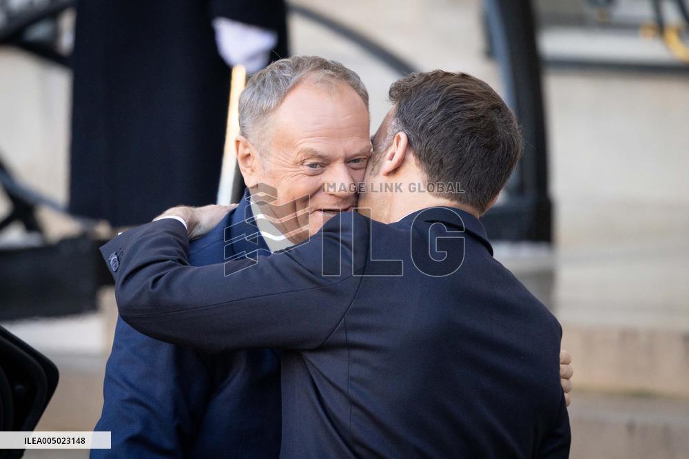 Coalition of The Willing Summit on Security Guarantees for Ukraine - Arrivals - Paris AJ