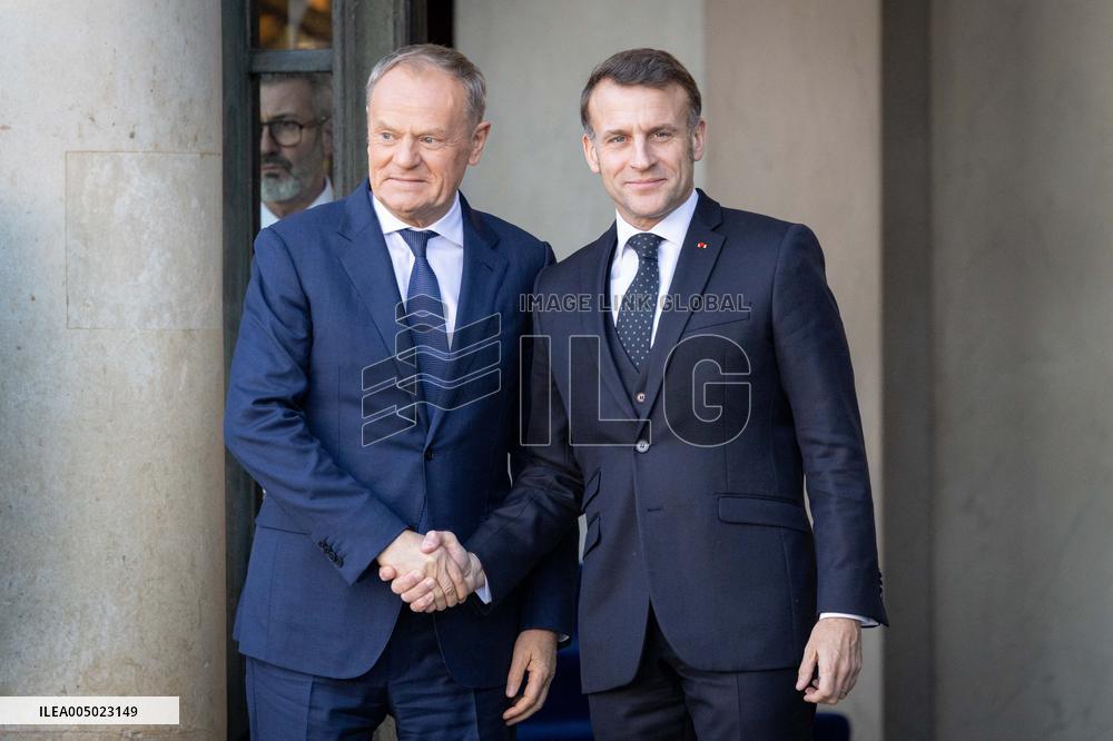 Coalition of The Willing Summit on Security Guarantees for Ukraine - Arrivals - Paris AJ