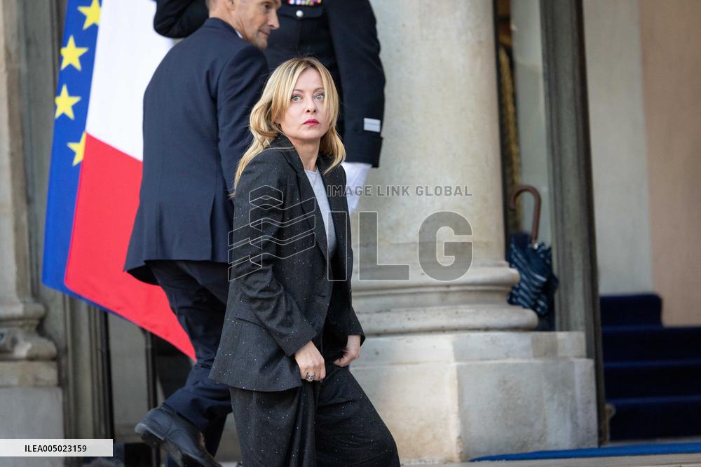 Coalition of The Willing Summit on Security Guarantees for Ukraine - Arrivals - Paris AJ