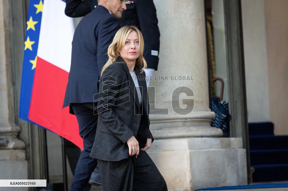 Coalition of The Willing Summit on Security Guarantees for Ukraine - Arrivals - Paris AJ