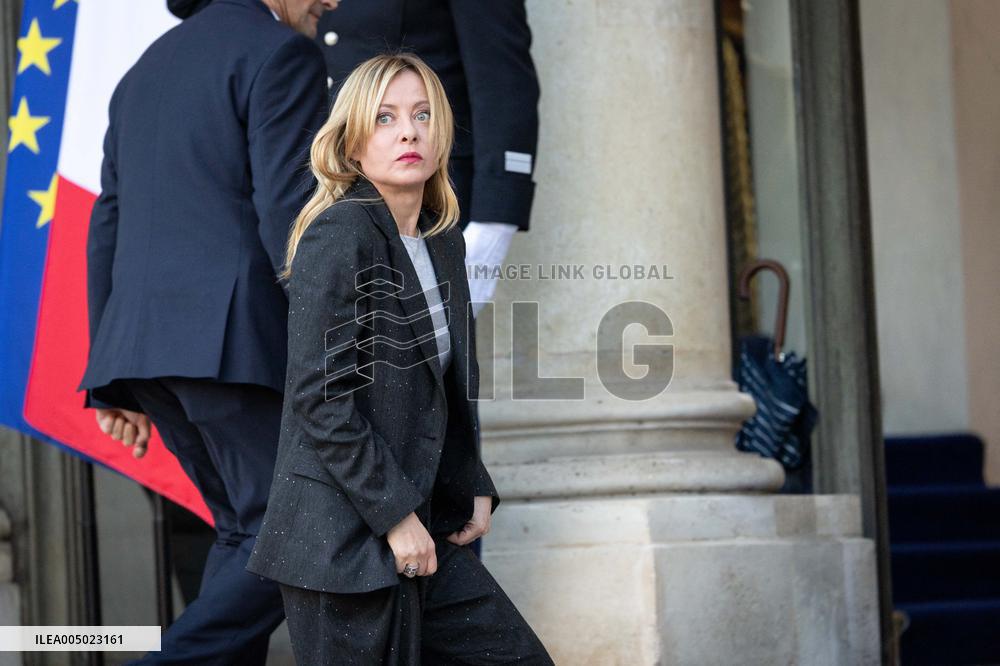 Coalition of The Willing Summit on Security Guarantees for Ukraine - Arrivals - Paris AJ