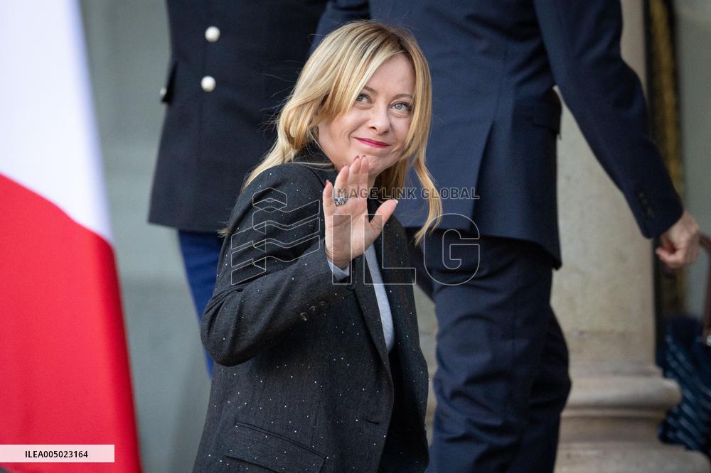 Coalition of The Willing Summit on Security Guarantees for Ukraine - Arrivals - Paris AJ