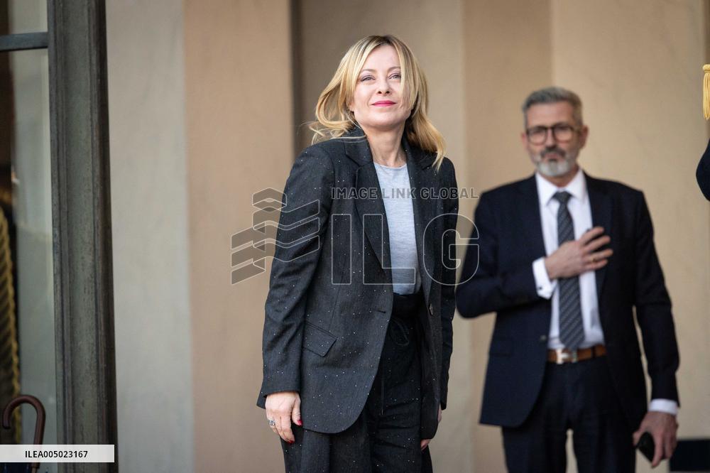 Coalition of The Willing Summit on Security Guarantees for Ukraine - Arrivals - Paris AJ