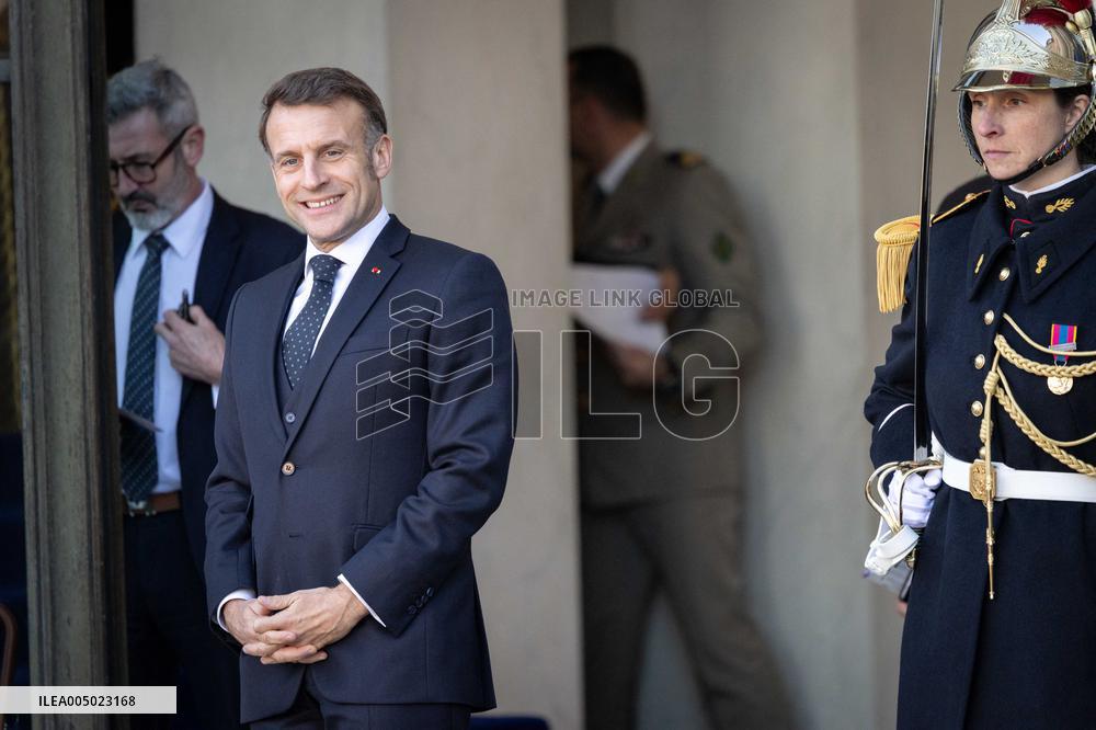 Coalition of The Willing Summit on Security Guarantees for Ukraine - Arrivals - Paris AJ