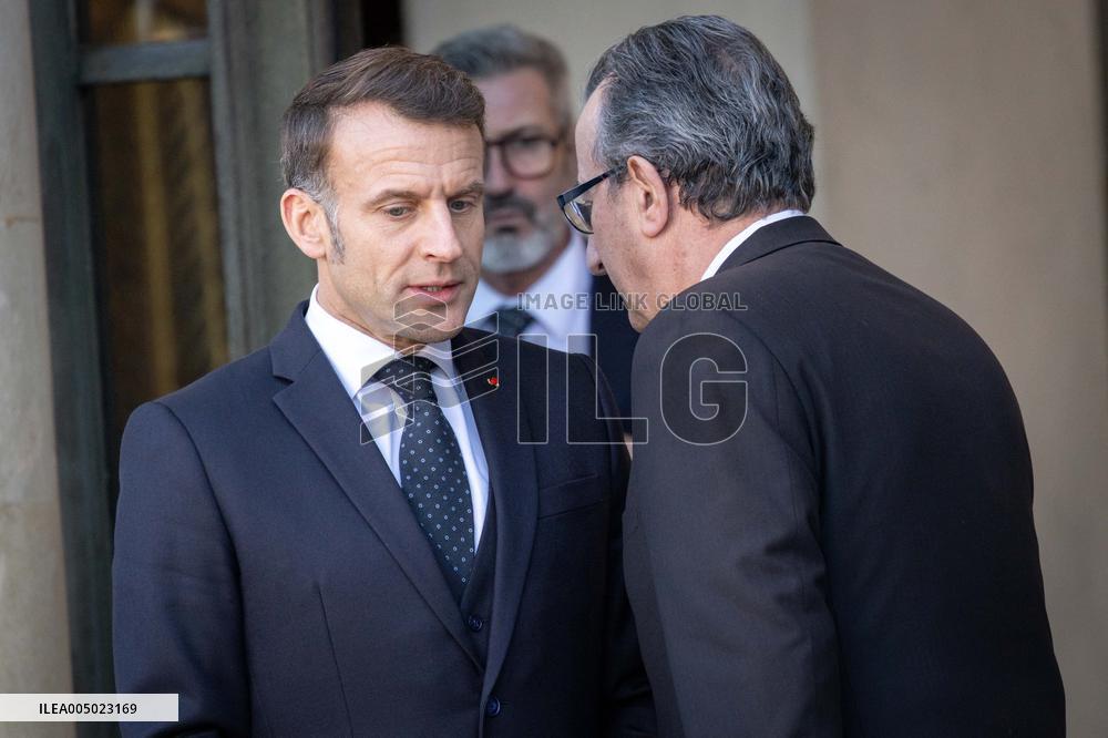 Coalition of The Willing Summit on Security Guarantees for Ukraine - Arrivals - Paris AJ