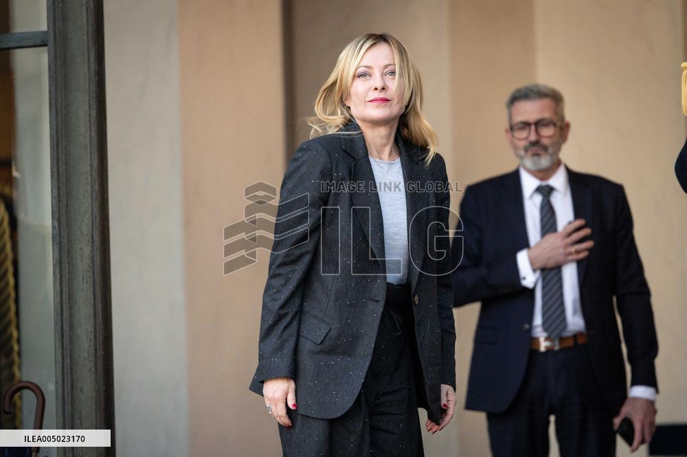 Coalition of The Willing Summit on Security Guarantees for Ukraine - Arrivals - Paris AJ