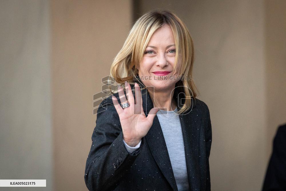 Coalition of The Willing Summit on Security Guarantees for Ukraine - Arrivals - Paris AJ