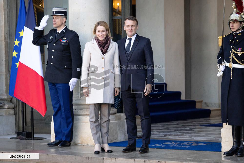 Coalition of The Willing Summit on Security Guarantees for Ukraine - Arrivals - Paris AJ