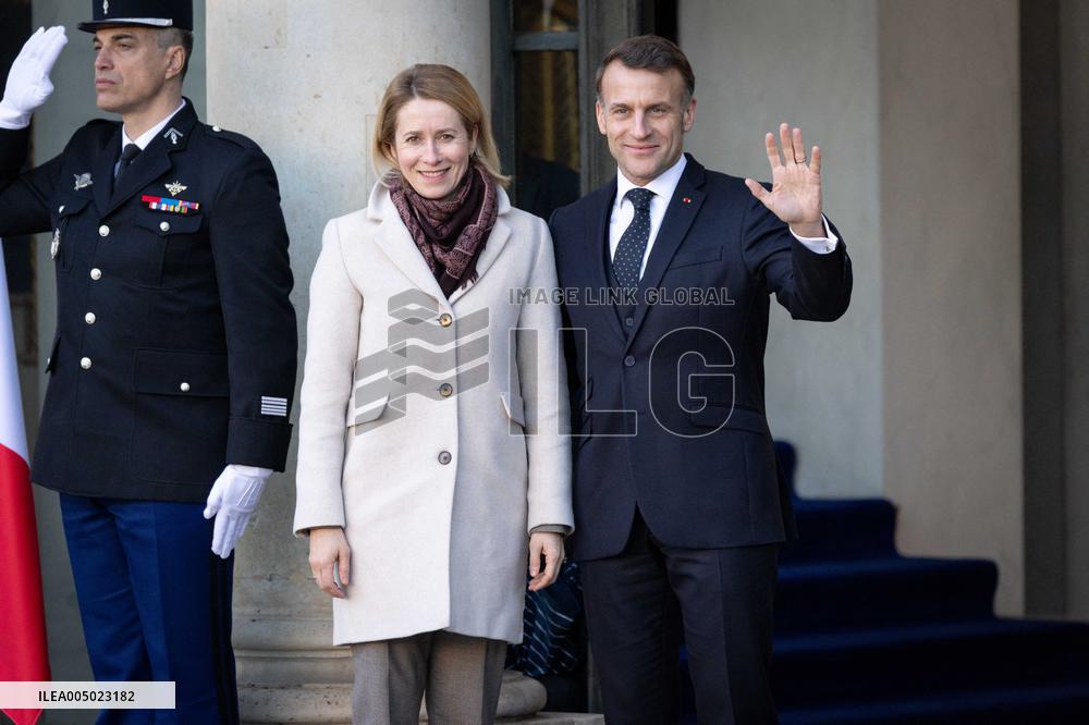Coalition of The Willing Summit on Security Guarantees for Ukraine - Arrivals - Paris AJ