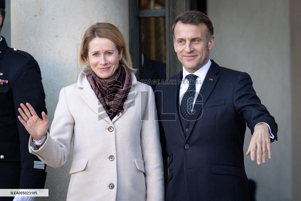 Coalition of The Willing Summit on Security Guarantees for Ukraine - Arrivals - Paris AJ