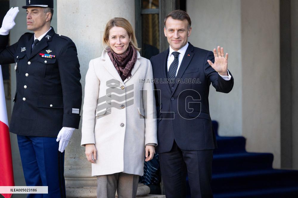 Coalition of The Willing Summit on Security Guarantees for Ukraine - Arrivals - Paris AJ