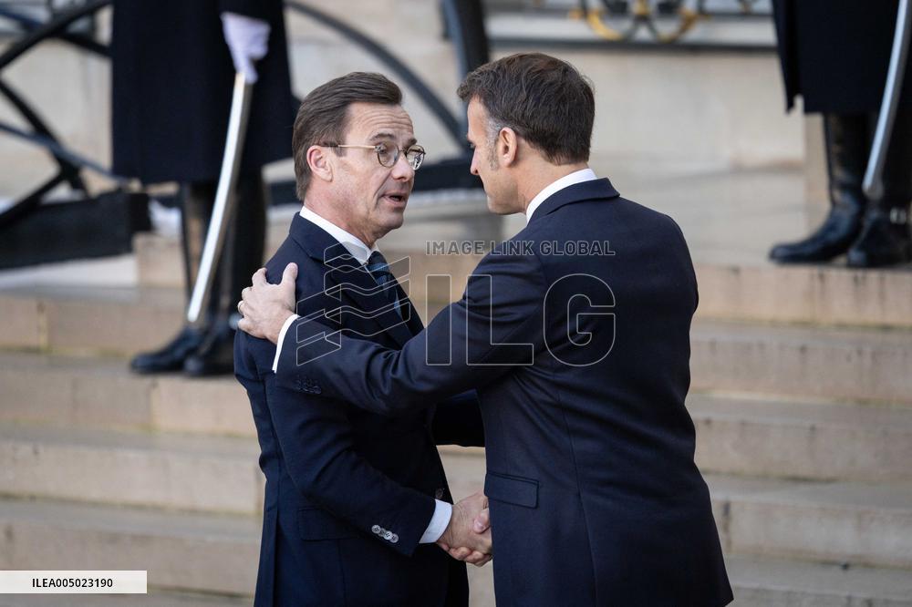 Coalition of The Willing Summit on Security Guarantees for Ukraine - Arrivals - Paris AJ