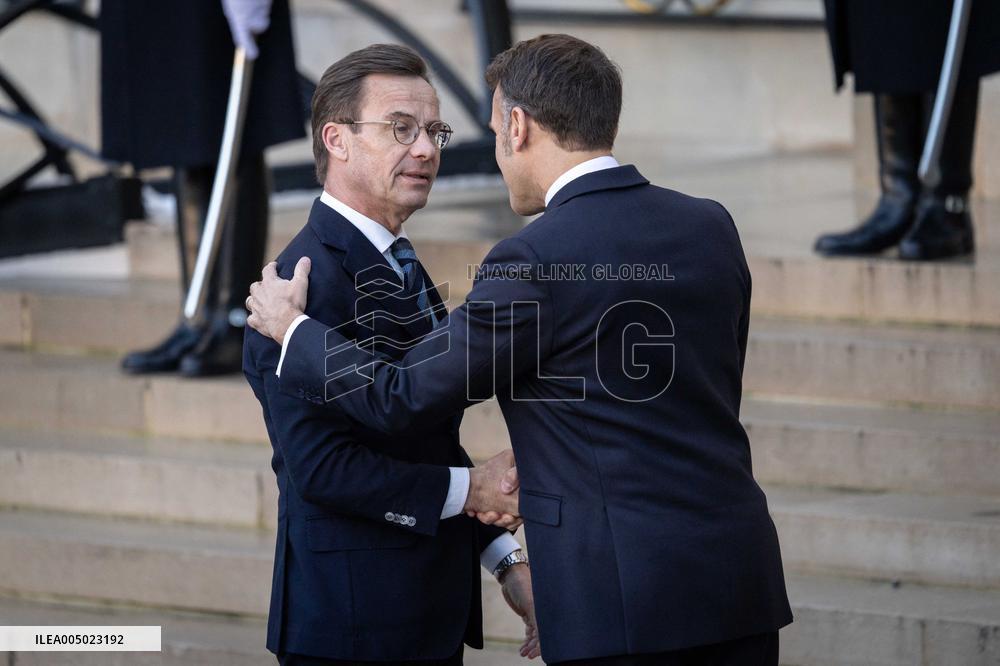 Coalition of The Willing Summit on Security Guarantees for Ukraine - Arrivals - Paris AJ