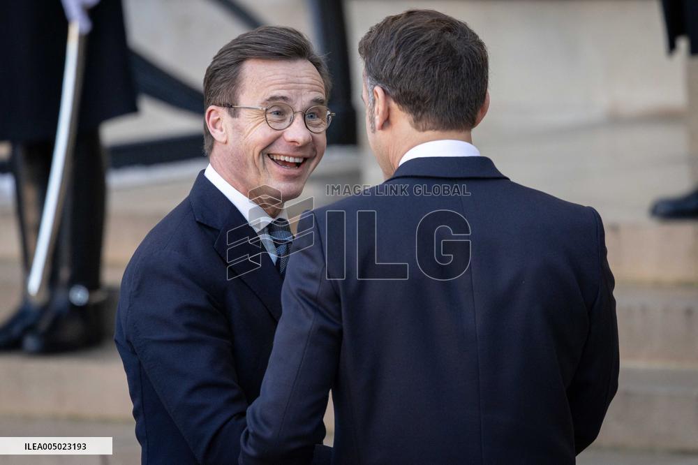 Coalition of The Willing Summit on Security Guarantees for Ukraine - Arrivals - Paris AJ