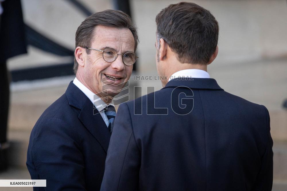 Coalition of The Willing Summit on Security Guarantees for Ukraine - Arrivals - Paris AJ