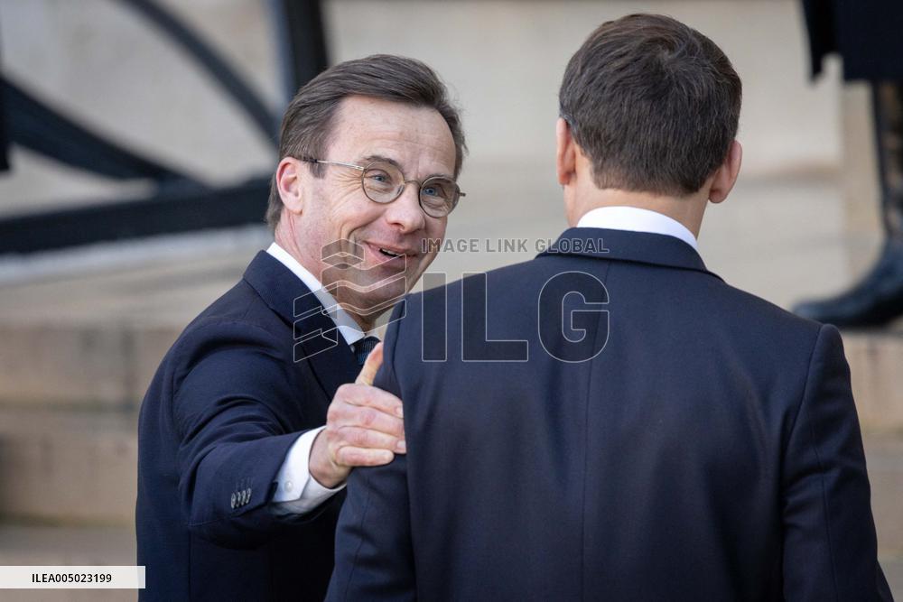 Coalition of The Willing Summit on Security Guarantees for Ukraine - Arrivals - Paris AJ