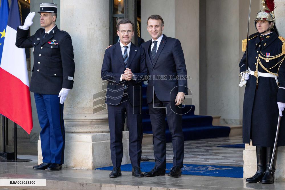 Coalition of The Willing Summit on Security Guarantees for Ukraine - Arrivals - Paris AJ